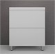 STYLE LINE Тумба напольная "Манхэттен 70" ЭМАЛЬ под ASTI 70 2 ящика PLUS белый матовый ЛС-00002374