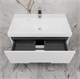 STYLE LINE Тумба подвесная "Матис 80" под ASTI 80 (2 ящика), Белый матовый, ЭМАЛЬ ЛС-00002446