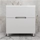 STYLE LINE Тумба напольная "Матис 80" под ASTI 80 (2 ящика), Белый матовый, ЭМАЛЬ ЛС-00002443