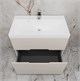 STYLE LINE Тумба напольная "Матис 80" под ASTI 80 (2 ящика), КРЕМ, ЭМАЛЬ ЛС-00002437