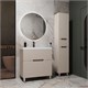 STYLE LINE Тумба напольная "Матис 80" под ASTI 80 (2 ящика), КРЕМ, ЭМАЛЬ ЛС-00002437