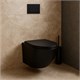 AZARIO Grado Унитаз подвесной 370х490х360 безободковый, слив "Скрытое Торнадо", с быстросъемным сидением микролифт, черный матовый (AZ-0046-UQ3-MB) AZ-0046-UQ3-MB