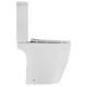 AZARIO Leo Tornado Flushing Унитаз-компакт 360х595х820 напольный, безободковый, слив "Торнадо", в комплекте с быстросъемным сиденьем микролифт (AZ-1253CT) AZ-1253CT