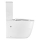 AZARIO Riano Унитаз-компакт 355х620х790 напольный, безободковый, слив "Торнадо", с быстросъемным сиденьем "Микролифт" (AZ-1305A) AZ-1305A