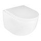 AZARIO Terso Унитаз подвесной 495x360x370 безободковый, слив "Скрытое Торнадо" с быстросъемным сиденьем "Микролифт" (AZ-092E-UQ3) AZ-092E-UQ3