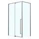 AZARIO Душевое ограждение распашное MALE 1200х900х1950 прозрачное стекло 6 мм, профиль графит матовый (AZ-J50-12090-MGR-CL) AZ-J50-12090-MGR-CL