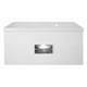 AZARIO Комплект ZENA Тумба 100/2 1000х450х585 подвесная, с раковиной CLASSIK 100, белый глянец, ручка хром (CS00096981) CS00096981