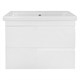 AZARIO Комплект Тумба Loranto KANTRI 80/2 800х460х650 подвесная, с раковиной Фостер 80, белый глянец (CS00097255) CS00097255