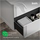 IDDIS Тумба с умывальником, подвесная, 100 см, белый, Oxford Neo, , (OXN10W0i95K) OXN10W0i95K