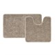 IDDIS Набор ковриков для ванной комнаты, 50х80 + 50х50, микрофибра, светло-коричневый, , BSET07Mi13 BSET07Mi13