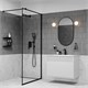 IDDIS Встраиваемая система с тропическим и ручным душем, матовый черный, Parker, , PARBL02i67 PARBL02i67
