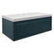 AZARIO Комплект Тумба Belloni 100 1000х450х400 подвесная, механизм открывания Push to Open, с раковиной Астория 100, зеленый (CS00098074) CS00098074