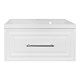 AZARIO Комплект Тумба LAURA 80/1 800х450х455 подвесная, с раковиной CLASSIK 80, белый глянцевый, фурнитура хром (CS00096989) CS00096989