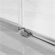 AZARIO Душевое ограждение SHANGHAI 900х900х1950 прозрачное стекло 6 мм, профиль графит матовый, двери раздвижные AZ-R43-90-MGR-CL