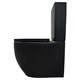 AZARIO Унитаз-компакт Cobalt-Black 610x360x805 напольный, безободковый, система смыва "скрытое Торнадо", с быстросъемным сиденьем "Микролифт", черный матовый (AZ-6089A-MB) AZ-6089A-MB