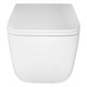 AZARIO Унитаз подвесной VATER 360х520х350 безободковый, система смыва "Скрытое Торнадо", с быстросъемным сиденьем "Микролифт" (AZ-5104T-WHT) AZ-5104T-WHT