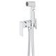 AZARIO Гигиенический душ Graves со смесителем, керамический картридж, скрытый монтаж, шланг 150 см, хром (AZ-KFX03) AZ-KFX03