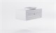 ASTRA-FORM Тумба подвесная Шарм 90см 1ящ  цв белый мат. с раковиной Шарм бел гл. и столешницей Solid бел гл. 4631177713675