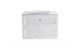 ASTRA-FORM Тумба подвесная Классик 100 с 2ящ белый мат. с раковиной Ретро бел гл. и столешницей Solid бел гл. 4631177714450