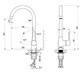 ROSSINKA Z Смеситель для кухни с высоким поворотным изливом (Z35-40) Z35-40