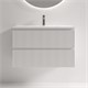 SANCOS Тумба подвесная Snob R 790х390х500, c двумя ящиками оснащенными доводчиками, Bianco, арт.SNR80/39W SNR80/39W