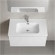 SANCOS Тумба подвесная Snob R 1.0 790х445х406, c одним ящиком оснащенным доводчиками, Bianco , арт.SNR1.080W SNR1.080W