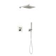 SANCOS Душевой комплект с термостатом Linn, с внутренней частью, брашированный никель, PVD покрытие, арт. SC9022BN SC9022BN
