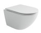 CERAMICA NOVA Унитаз подвесной Alba торнадо 3.0 сиденье микролифт белый CN11005T CN11005T