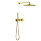TIMO Душевая система встроенная с термостатом Saona золото шлифованное (SX-2359/20SM) SX-2359/20SM