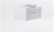 ASTRA-FORM Тумба подвесная Шарм 80см 1ящ белый матовый, раковина Шарм бел глянец и столешницей Solid бел матовый 4631177715051