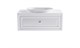 ASTRA-FORM Тумба подвесная Шарм 100см 1ящ матовый, раковина Шарм бел глянец и столешницей Solid бел матовый 4631177715174