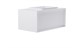 ASTRA-FORM Тумба подвесная Фрейм 100см 1ящ  белый мат., раковина Антарес бел глянц, столешница Solid белый мат. 4631177715419