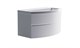 ASTRA-FORM Нижний шкаф Венеция2.0  80 с 2 ящиками  белый матовый + Раковина "Венеция 80" 03100004+04010022