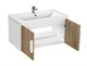 CERSANIT Тумба под раковину подвесная COMO 80 для COMO 80 орех A69343
