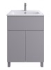 AQUATON Тумба под раковину Форест Про 60 туманный серый 1A297001FR4D0 1A297001FR4D0