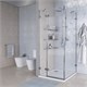 AQUATON Душевое ограждение Lax R квад 90х90х200, 1AX018SSXX000 1AX018SSXX000