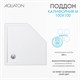 AQUATON Душевой поддон из литьевого мрамора Калифорния М 100х100 пятиугольный белый 1A739836CA010 1A739836CA010