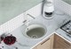 AQUATON Мойка для кухни Шелли круглая жемчуг 1A734732SS240 1A734732SS240