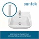 SANTEK Раковина Лонги 50 отверстие под смеситель 1WH501754 1WH501754