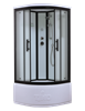 TIMO Standart T-6600 Black Fabric душевая кабина (100*100*220), турецкая баня хамам T-6600BF-T-STUN