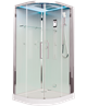 TIMO Premium IMPI душевая кабина (100*100*220), шт, стульчик прозрачный H-517-T-CH/C