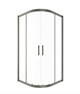 TIMO Душевой угол TPSS-100/13C-8, раздвиж 1000*1000*2000, проф никель, стекло проз 8 мм T43