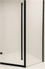 TIMO Душевой угол TTSSP-90/03C-8, распаш 900*900*2000, проф черный, стекло проз 8 мм T70