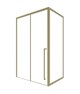 TIMO Душевая дверь TDSS-150/17C-8R, раздвиж 1500*2000, проф матовое золото + торцевое стекло TSS-900/17C-8 900*2000, проф матовое золото T55R+T62