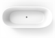 TIMO Ванна solid KIARA1680 (1680*740*550) KIARA1680