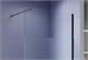 AQUATEK Душевая перегородка Walk In 90см, с держателем 1200мм, профиль черный матовый, стекло прозрачное+матовое, закаленное AQ.WI.090.3BL
