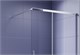 AQUATEK Душевая перегородка Walk In 120см, раздвижная, с держателем 1200мм, профиль хром, стекло прозрачное, закаленное AQ.WISL.120.1CH