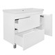 AZARIO Комплект Тумба KANTRI 100/2Н 1005х455х870 напольная, с раковиной Фостер 100, белый глянец (CS00097259) CS00097259