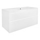 AZARIO Комплект тумба Velluto 100 1000х450х660 подвесная, с раковиной Астория 100, белый матовый (CS00097538) CS00097538