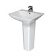 AZARIO Раковина SETA 560х470х830 на пьедестале, белый (AZ-5002) AZ-5002